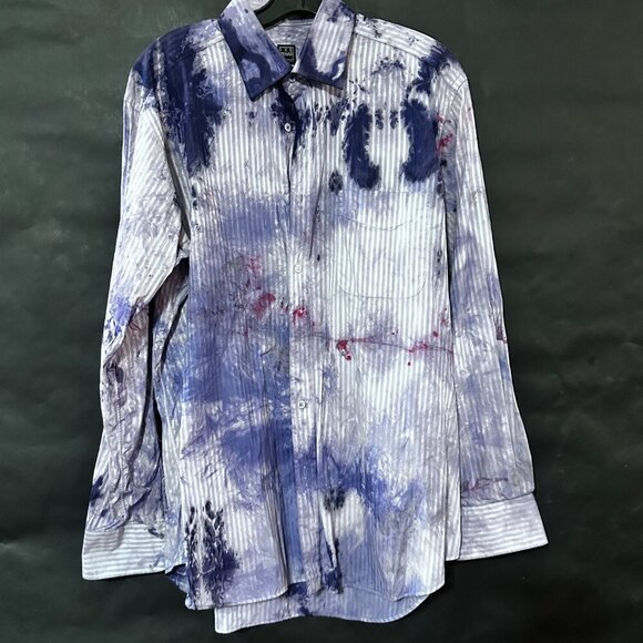 tie dye oxford shirt